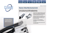 Desktop Screenshot of damm-oberflaechentechnik.de